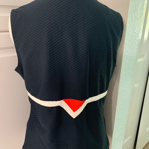 Tail Ladies Navy Golf Sports Vest, size Medium - Picture 3 of 8